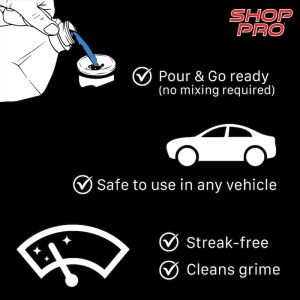 ShopPro / Summer Windshield Washer Fluid 1 Gallon - Image 4