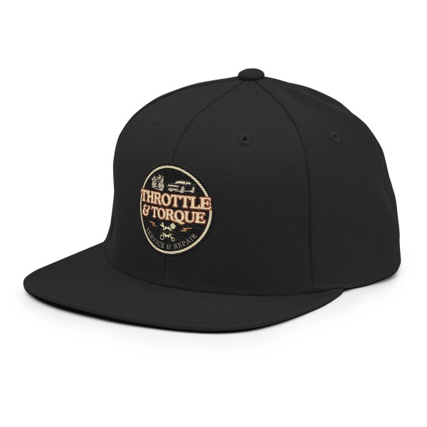 Throttle & Torque Classic Snapback Hat
