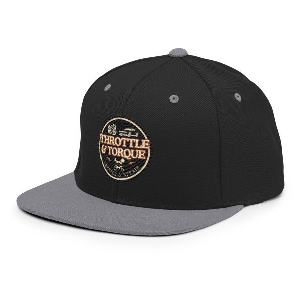 Throttle & Torque Classic Snapback Hat