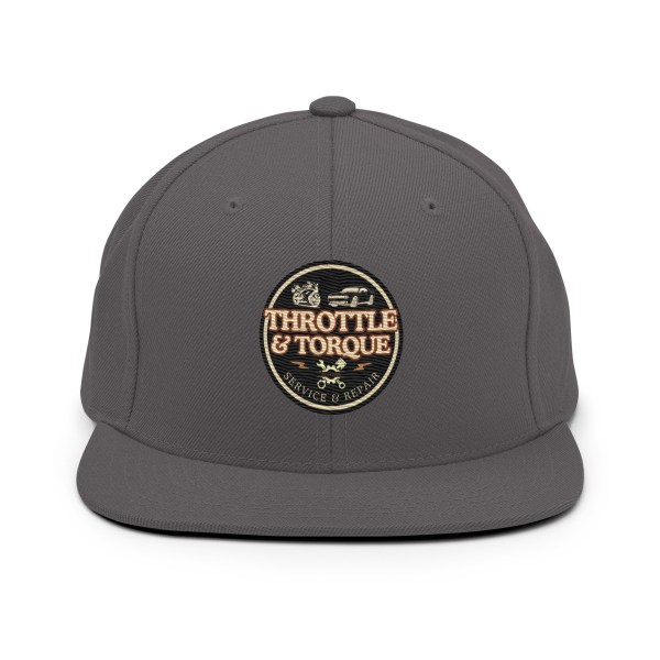 Throttle & Torque Classic Snapback Hat