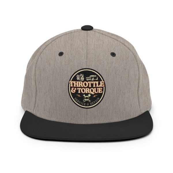 Throttle & Torque Classic Snapback Hat