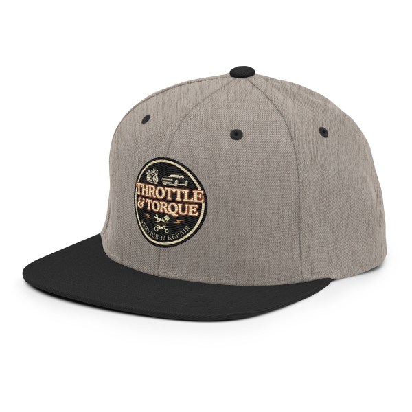Throttle & Torque Classic Snapback Hat