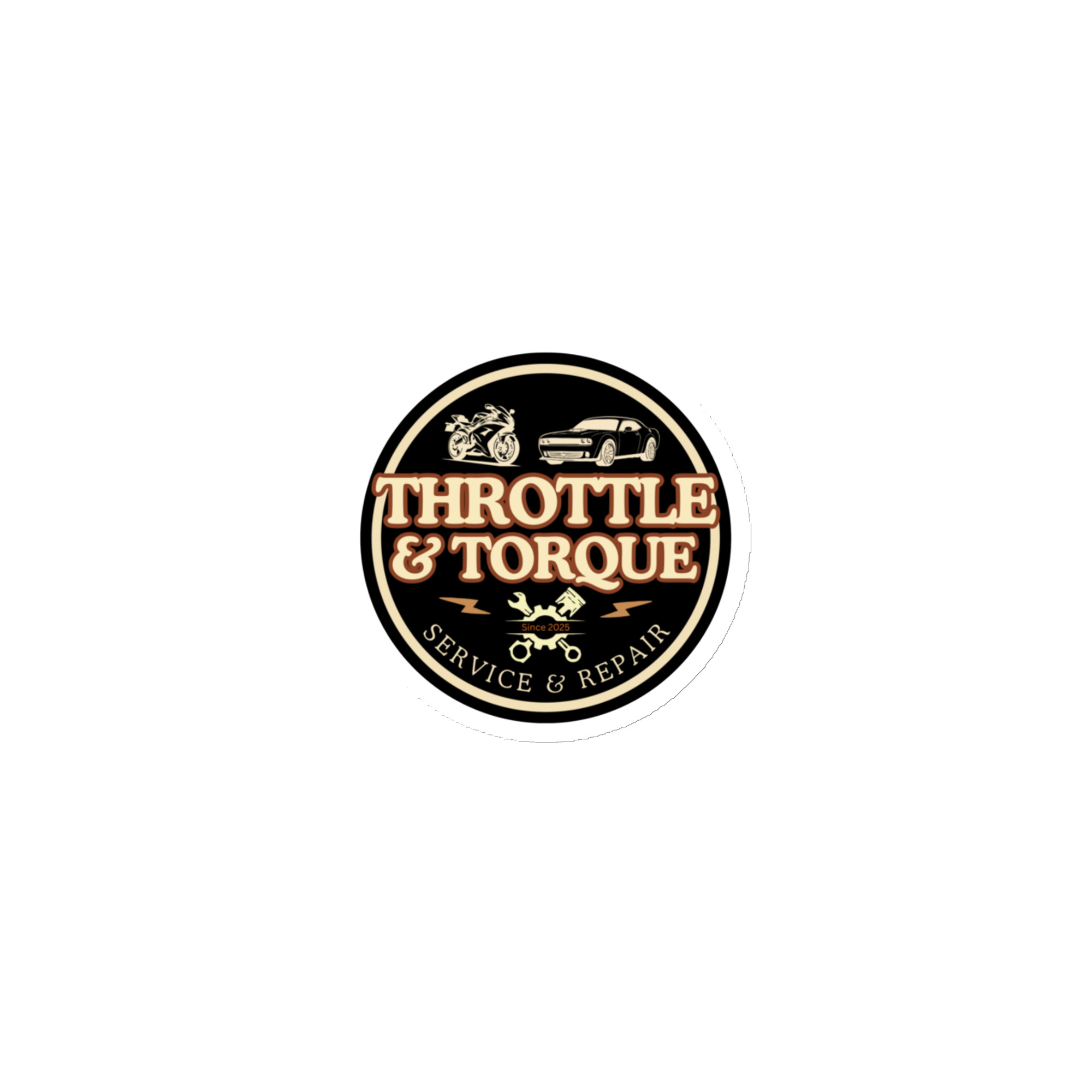 Throttle & Torque Logo Magnet - Image 1