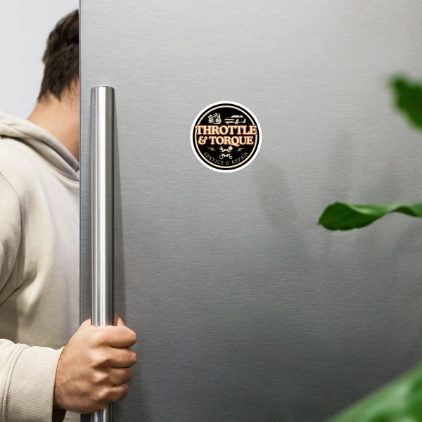 Throttle & Torque Die-Cut Magnet