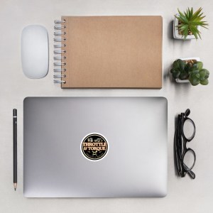 Throttle & Torque Die-Cut Sticker - Image 4