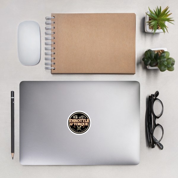 Throttle & Torque Die-Cut Sticker