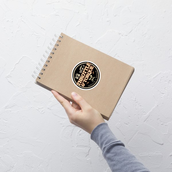 Throttle & Torque Die-Cut Sticker