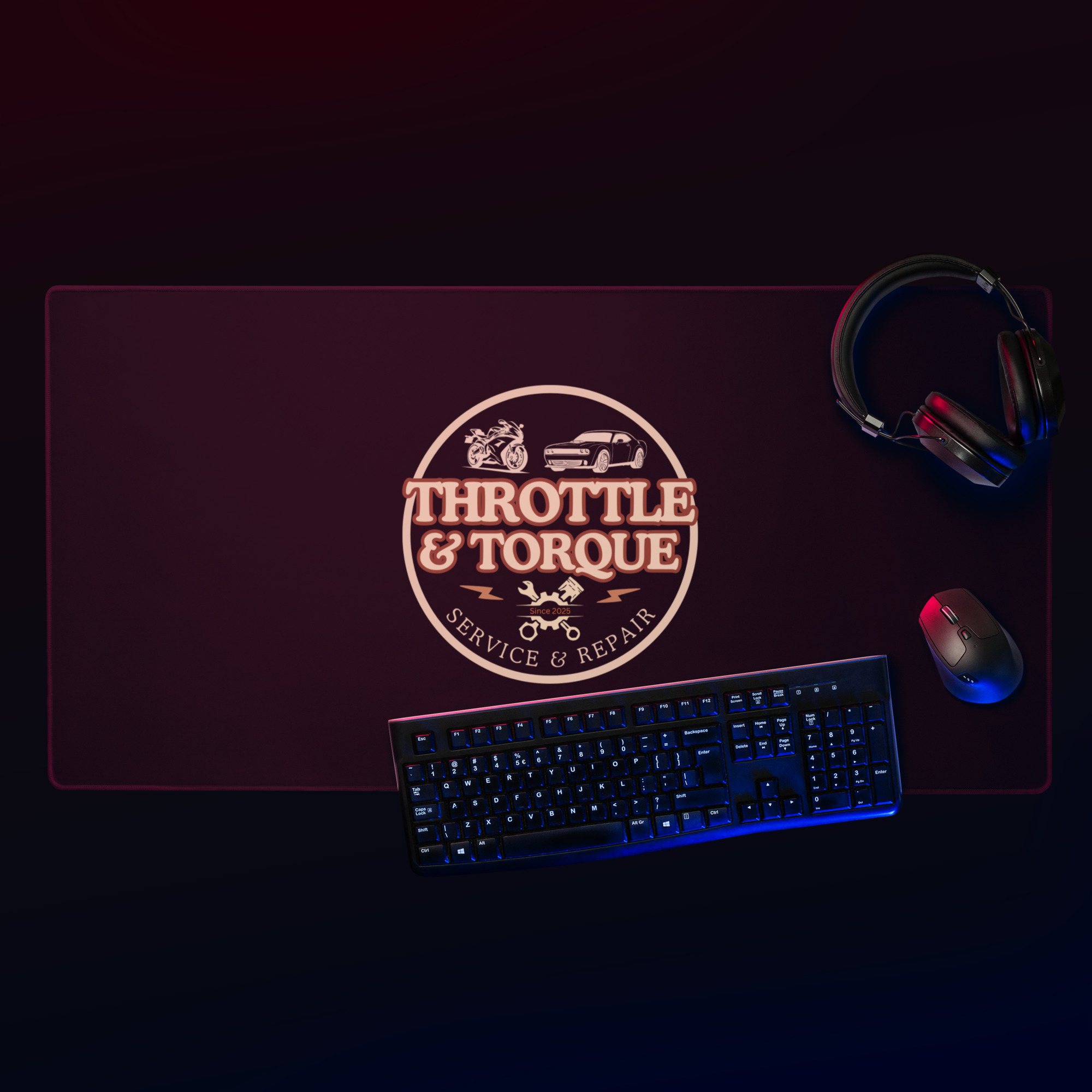 Throttle & Torque Gaming Mouse Pad - Image 8