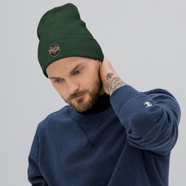 Throttle & Torque Embroidered Beanie