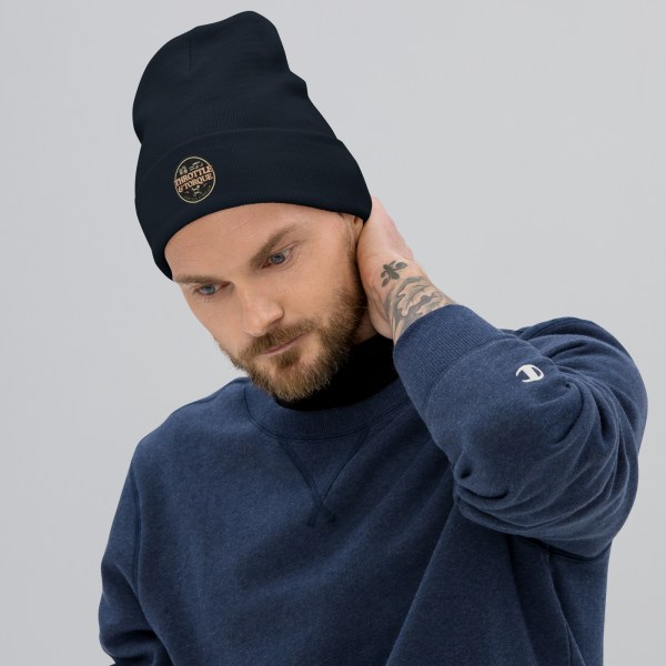 Throttle & Torque Embroidered Beanie