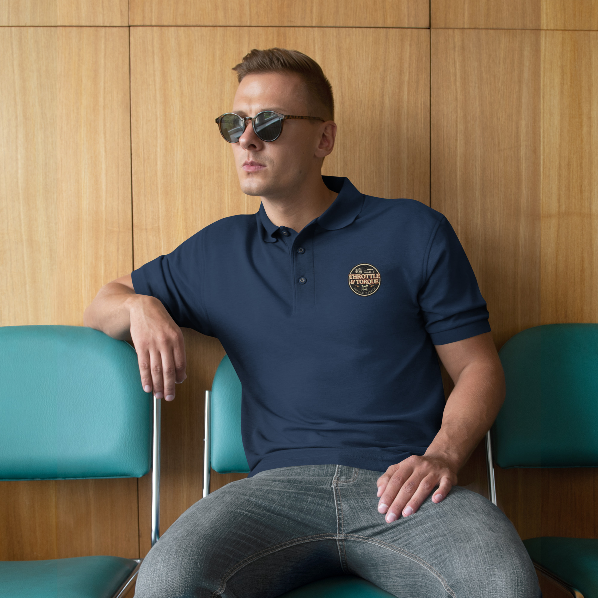 Throttle & Torque Premium Polo Shirt - Image 26
