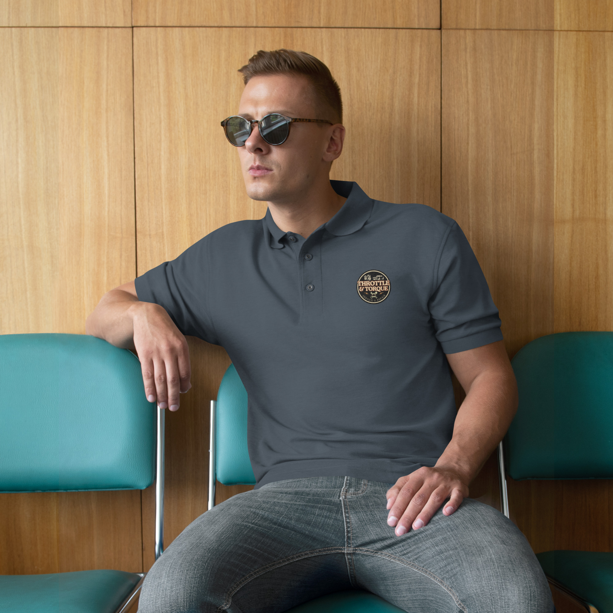 Throttle & Torque Premium Polo Shirt - Image 27