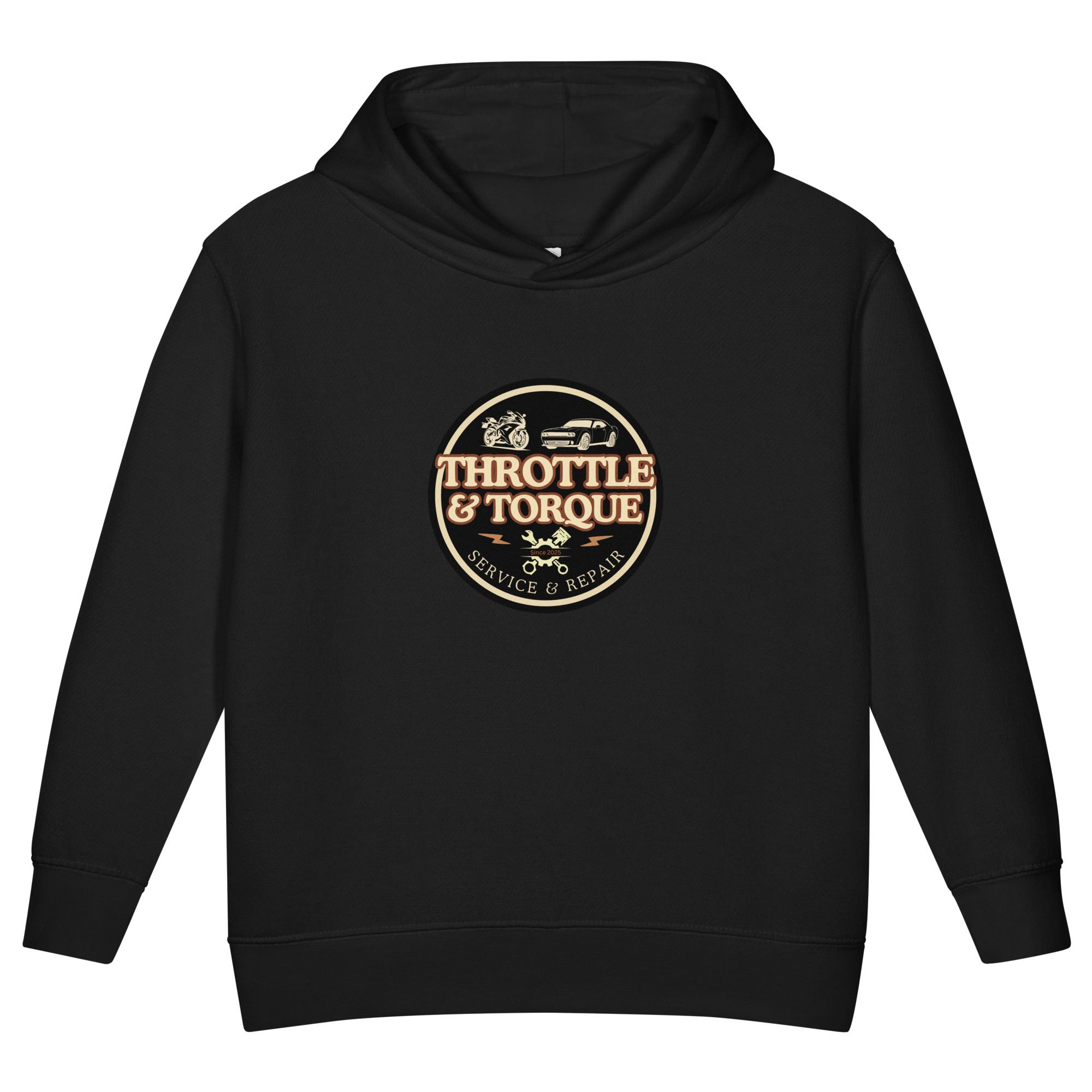 Throttle & Torque Toddler Fleece Hoodie - Image 1