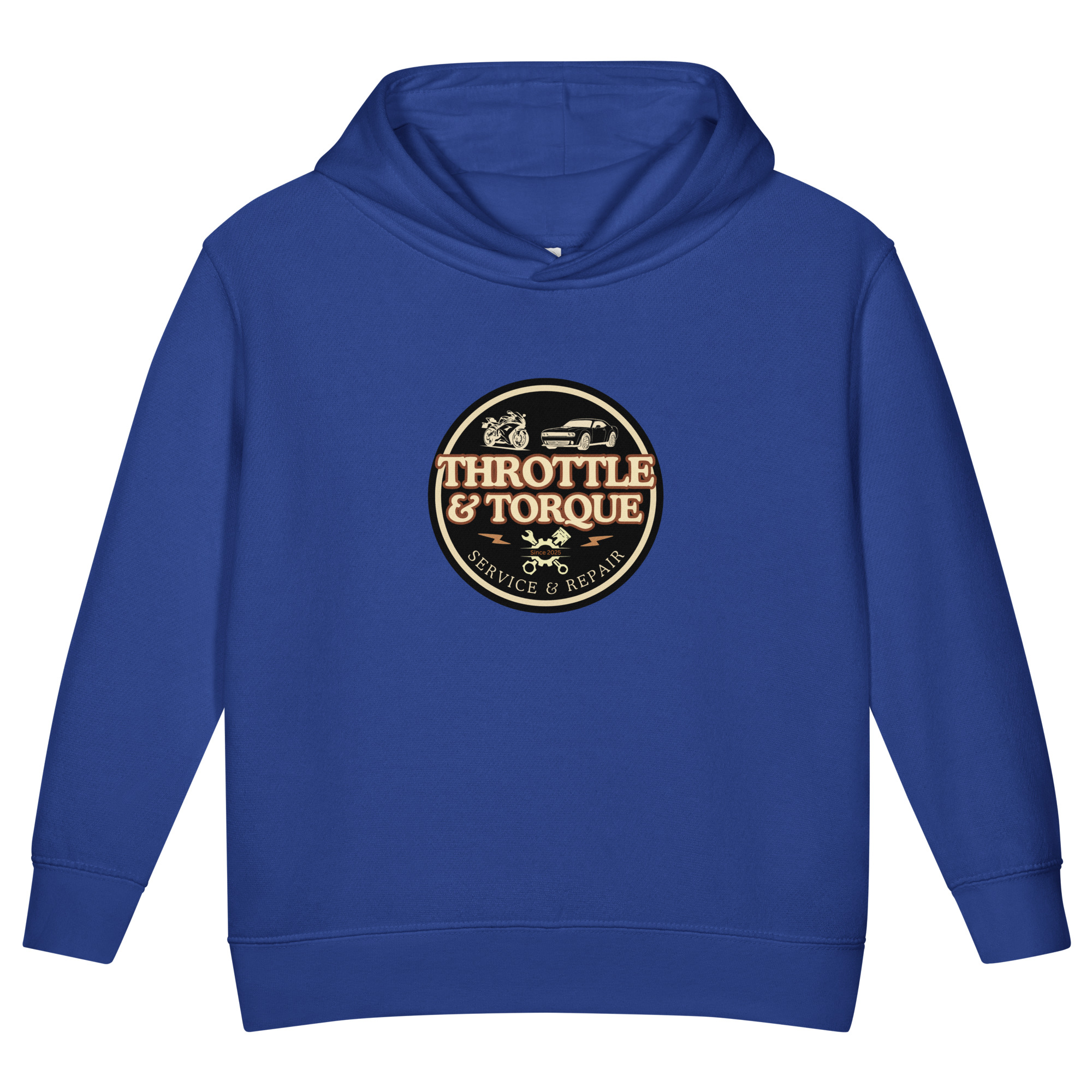 Throttle & Torque Toddler Fleece Hoodie - Image 3
