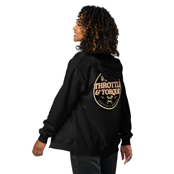 Throttle & Torque Zip-Up Hoodie