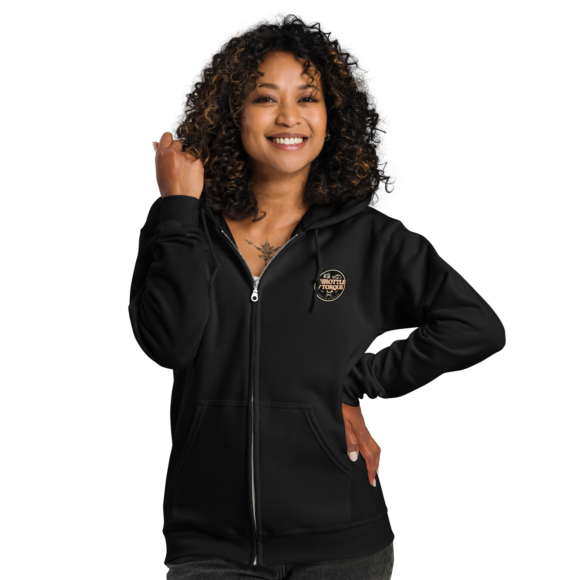 Throttle & Torque Zip-Up Hoodie - Image 36