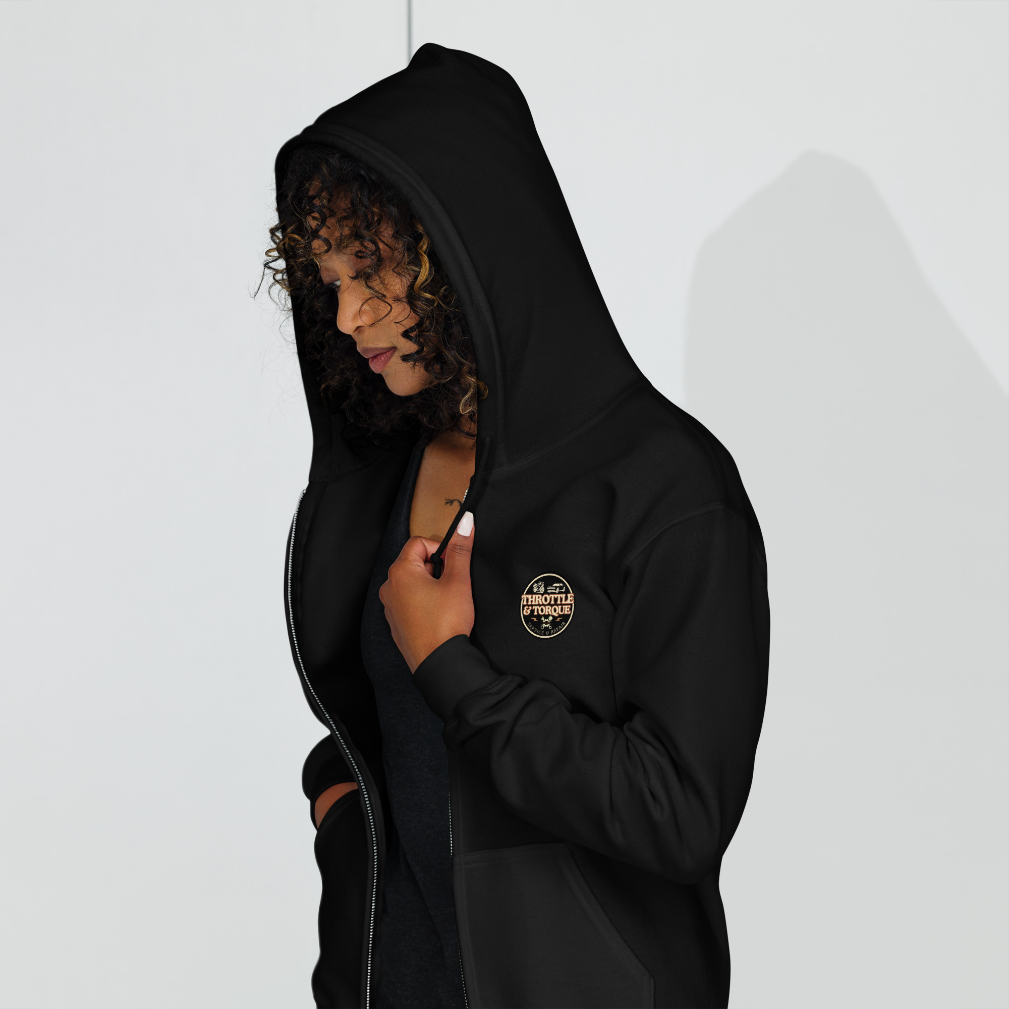 Throttle & Torque Zip-Up Hoodie - Image 46