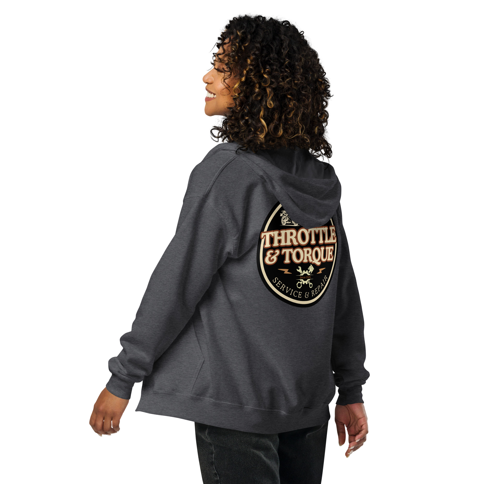 Throttle & Torque Zip-Up Hoodie - Image 44