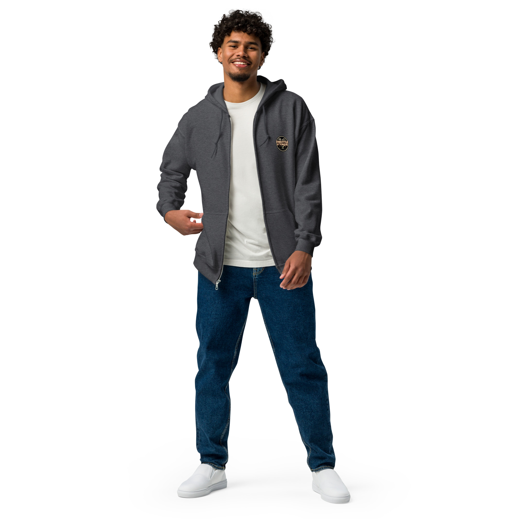 Throttle & Torque Zip-Up Hoodie - Image 24