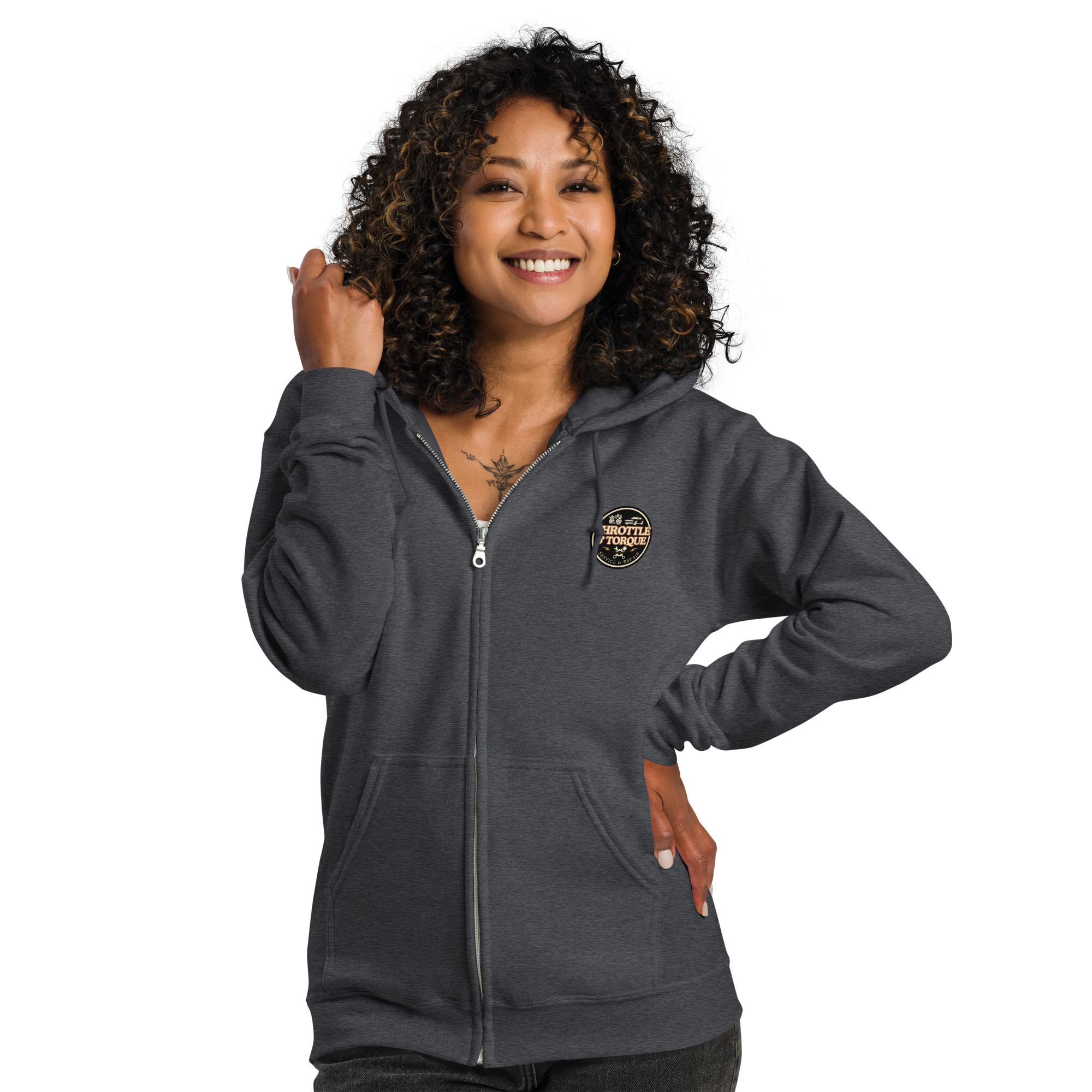 Throttle & Torque Zip-Up Hoodie - Image 39