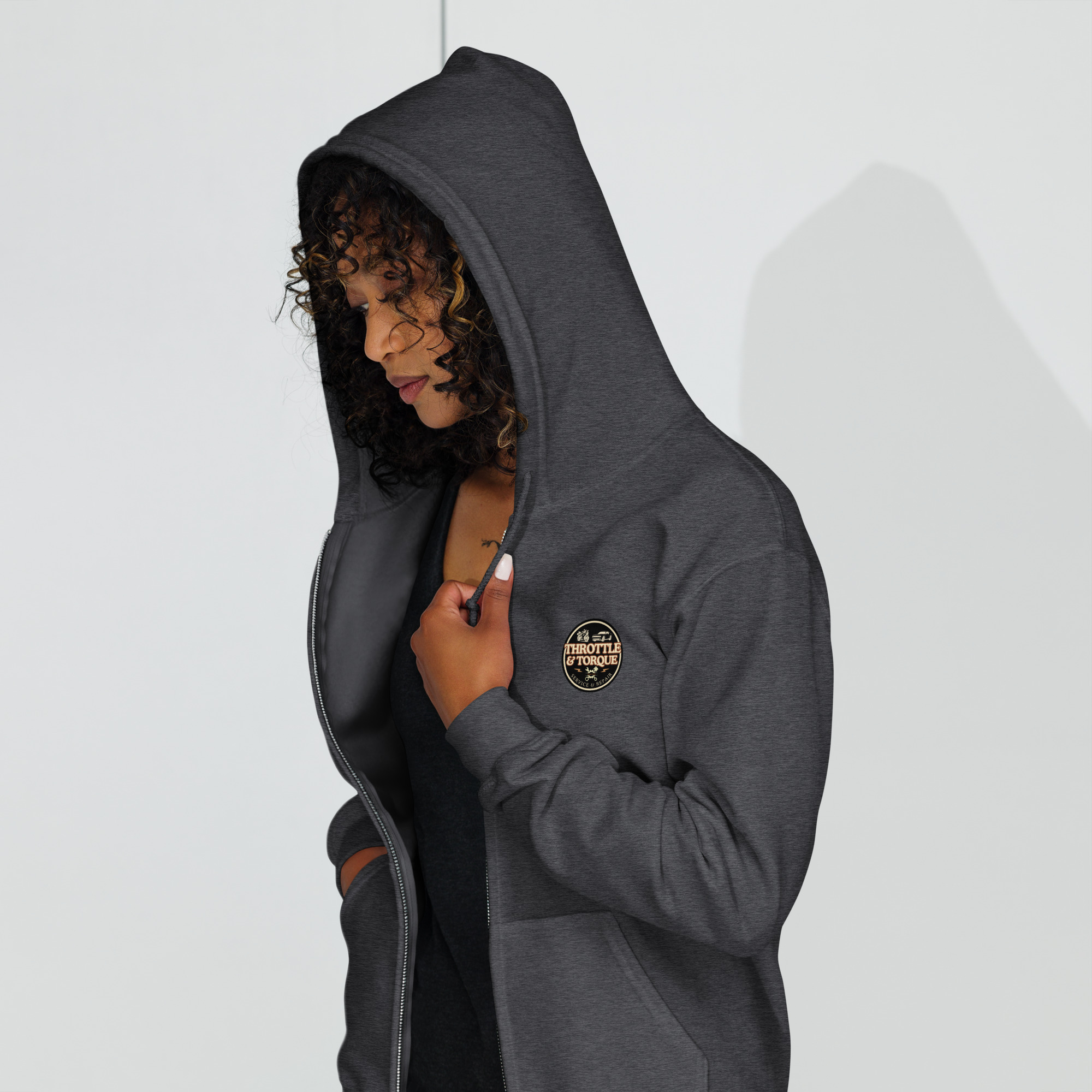 Throttle & Torque Zip-Up Hoodie - Image 49