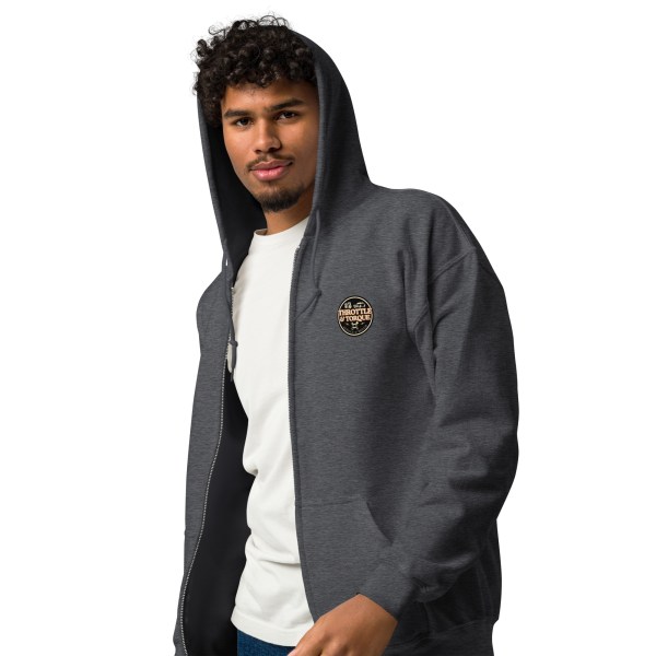 Throttle & Torque Zip-Up Hoodie