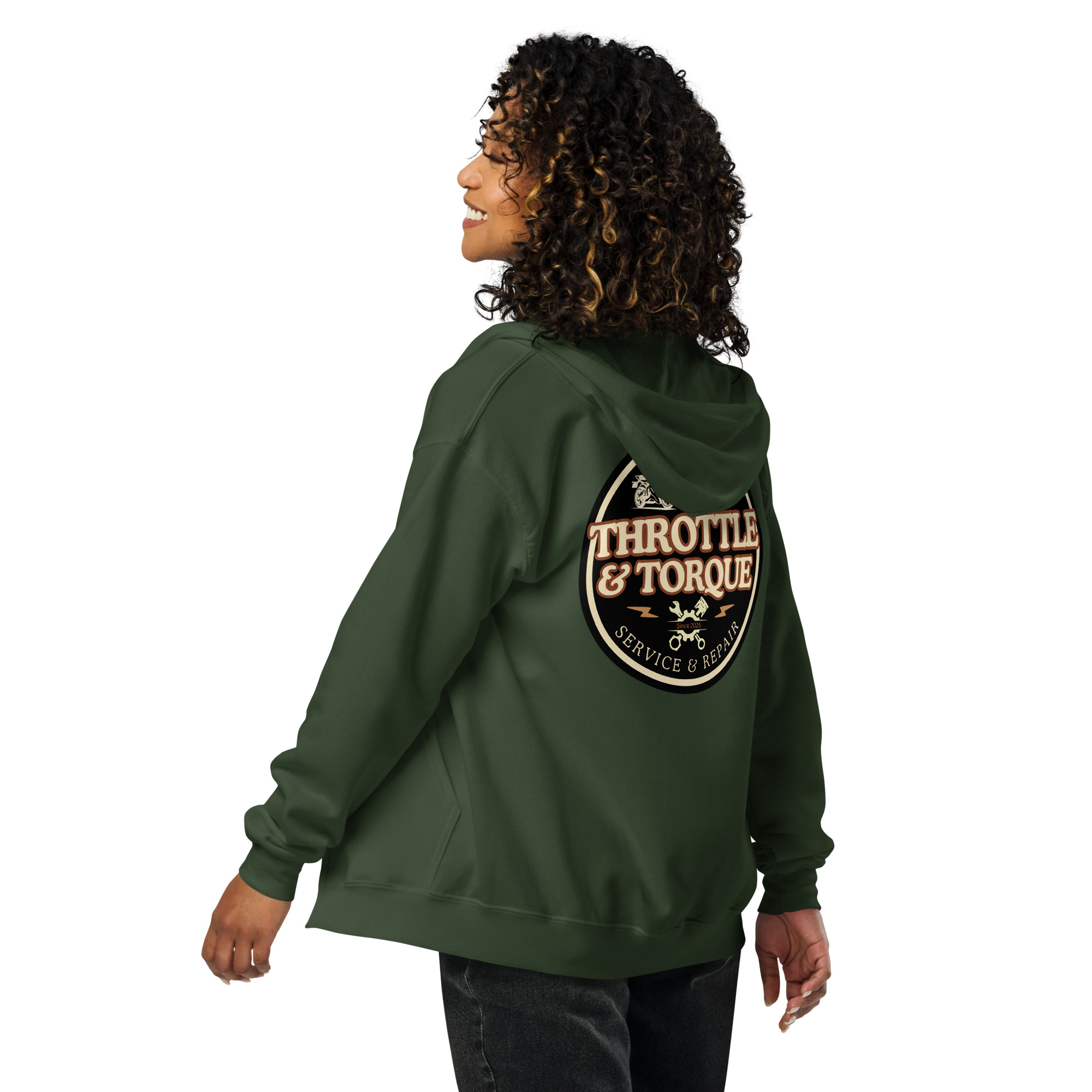 Throttle & Torque Zip-Up Hoodie - Image 43