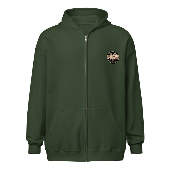 Throttle & Torque Zip-Up Hoodie