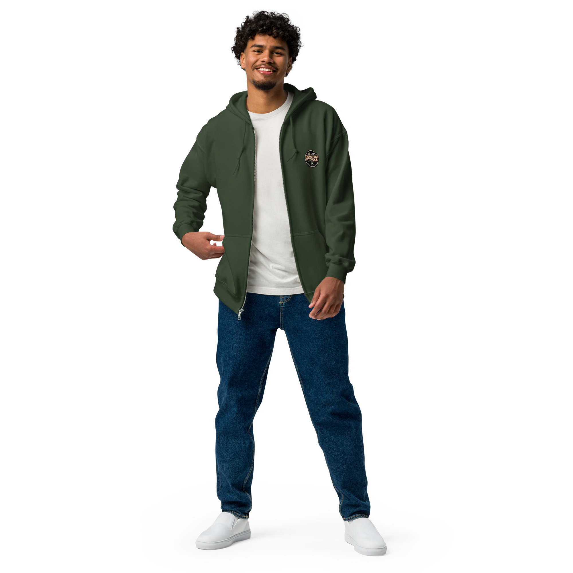Throttle & Torque Zip-Up Hoodie - Image 23