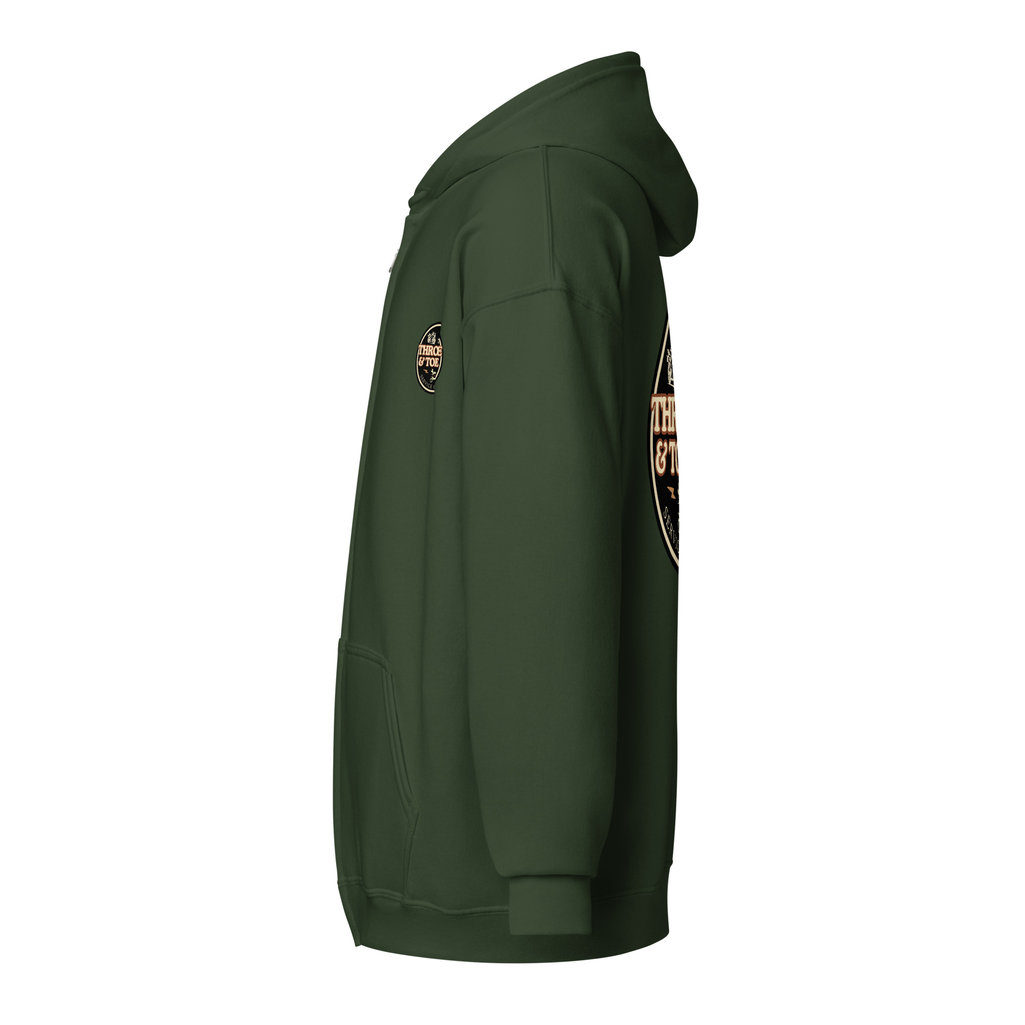 Throttle & Torque Zip-Up Hoodie - Image 13