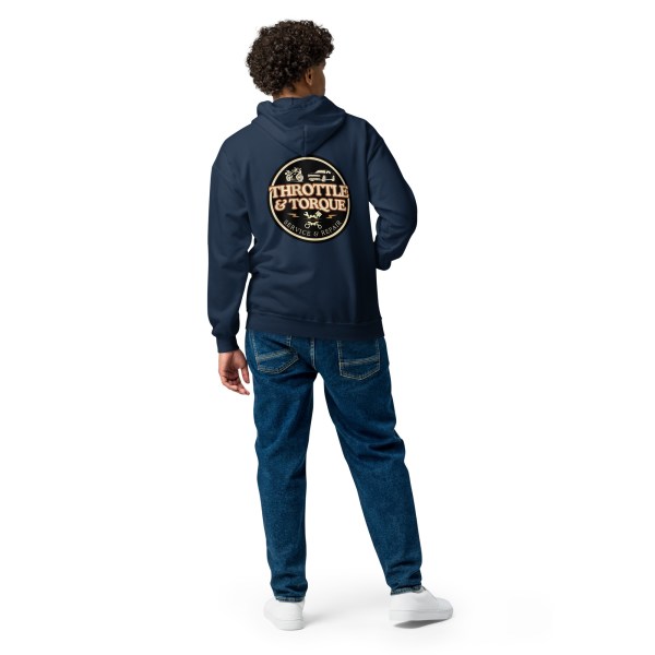 Throttle & Torque Zip-Up Hoodie