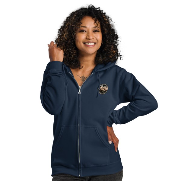 Throttle & Torque Zip-Up Hoodie