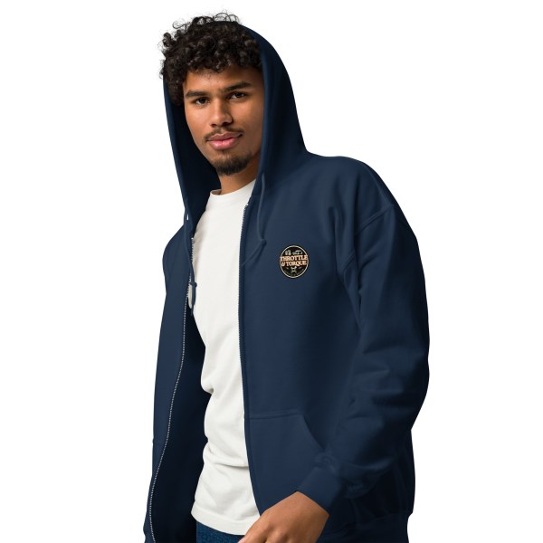 Throttle & Torque Zip-Up Hoodie