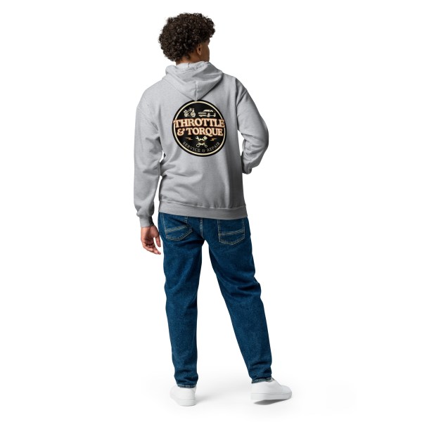 Throttle & Torque Zip-Up Hoodie