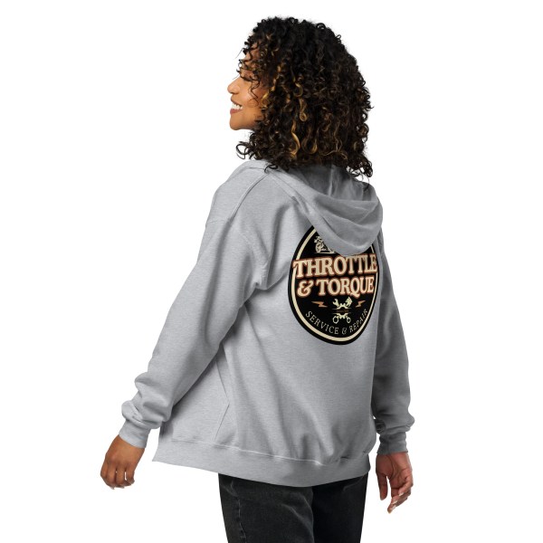 Throttle & Torque Zip-Up Hoodie