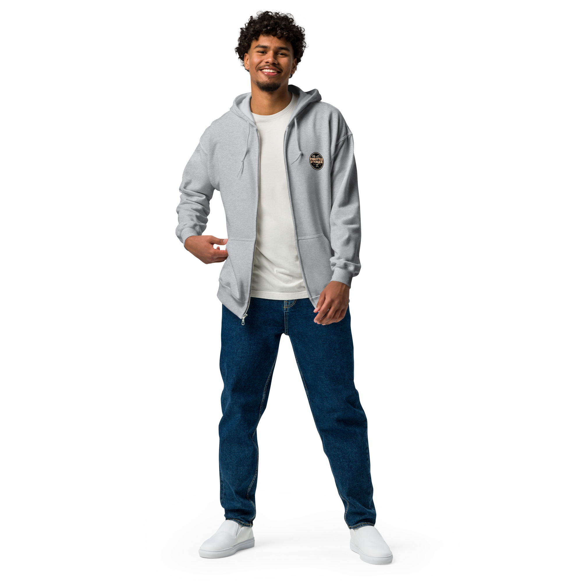 Throttle & Torque Zip-Up Hoodie - Image 25