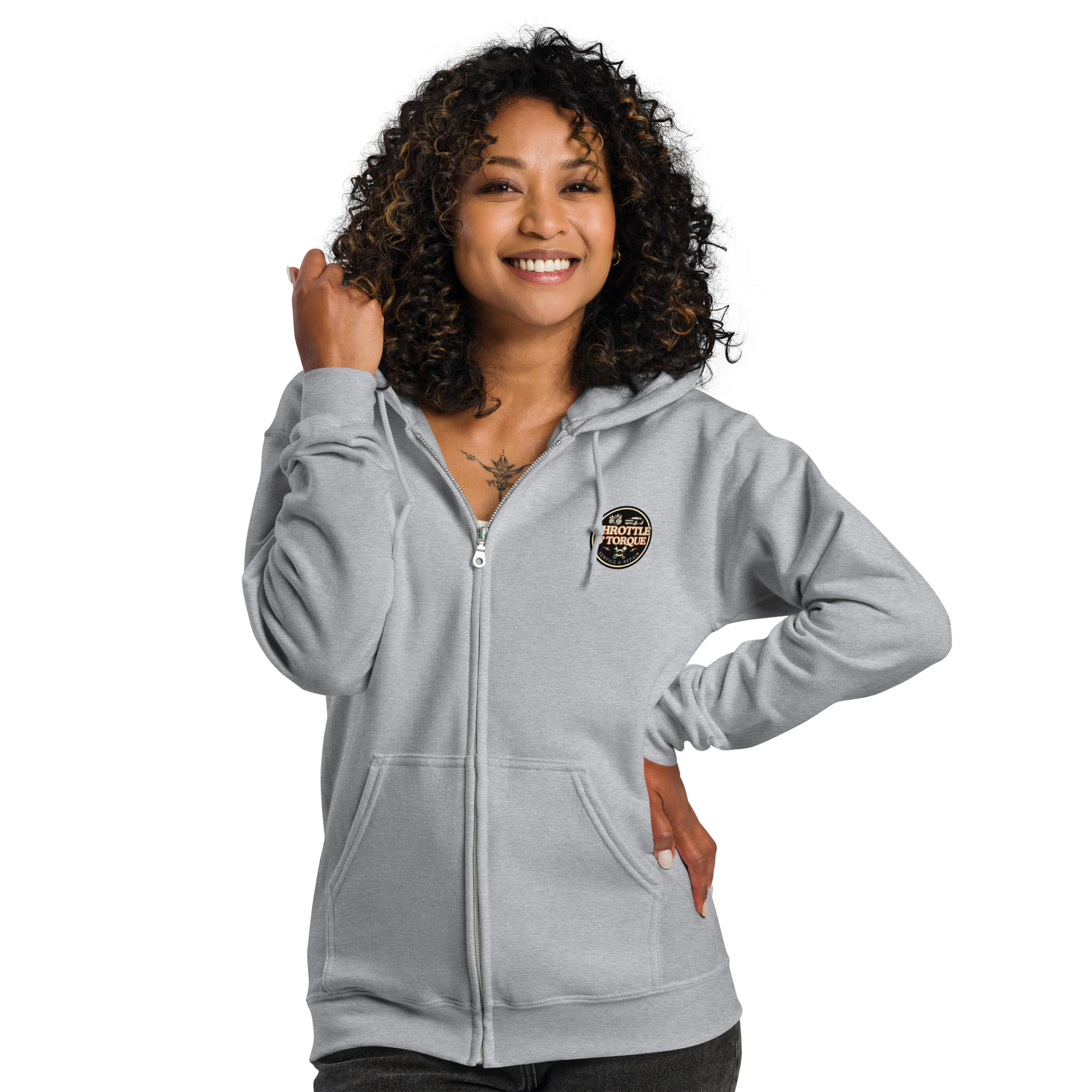 Throttle & Torque Zip-Up Hoodie - Image 40