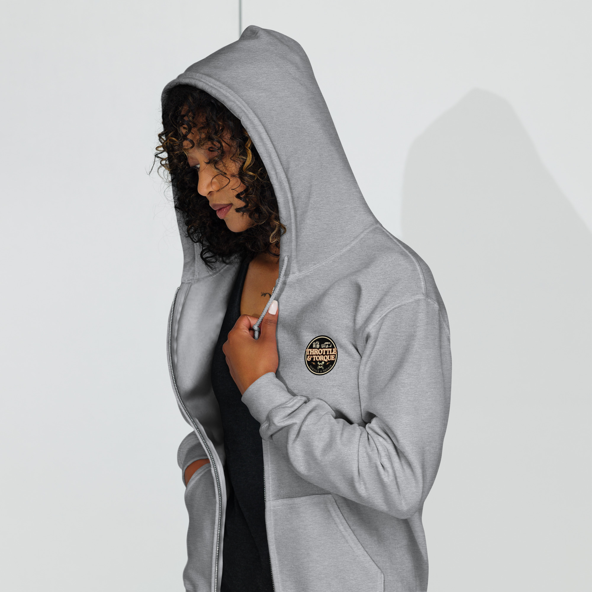 Throttle & Torque Zip-Up Hoodie - Image 50