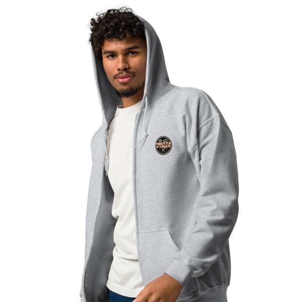 Throttle & Torque Zip-Up Hoodie