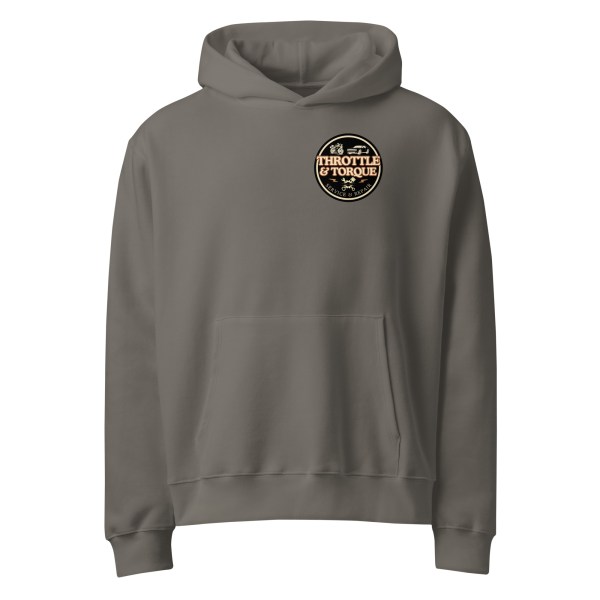 Throttle & Torque Oversized Heavyweight Hoodie