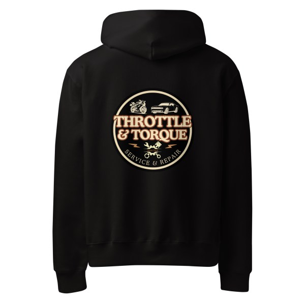 Throttle & Torque Oversized Heavyweight Hoodie