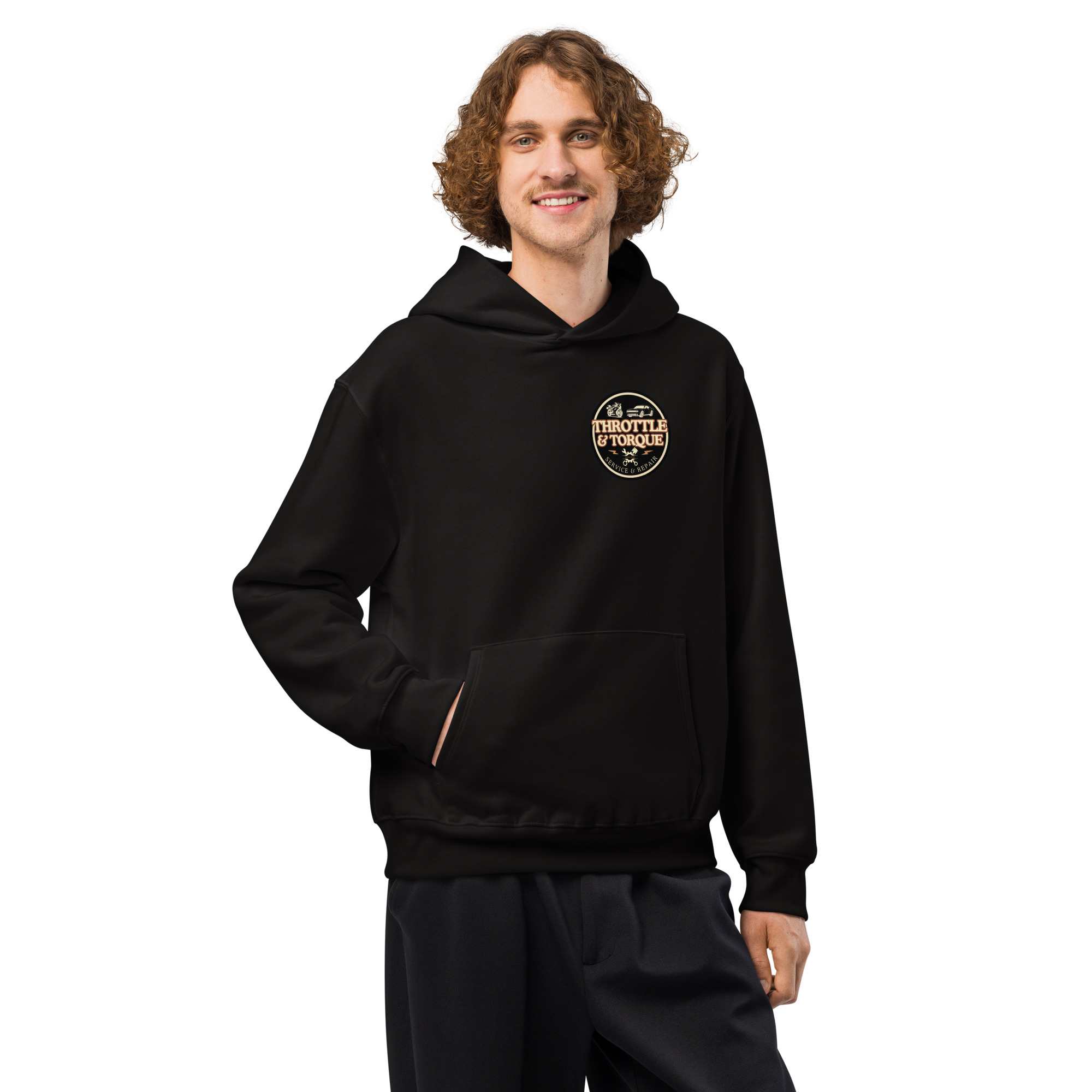 Throttle & Torque Oversized Hoodie - Image 64