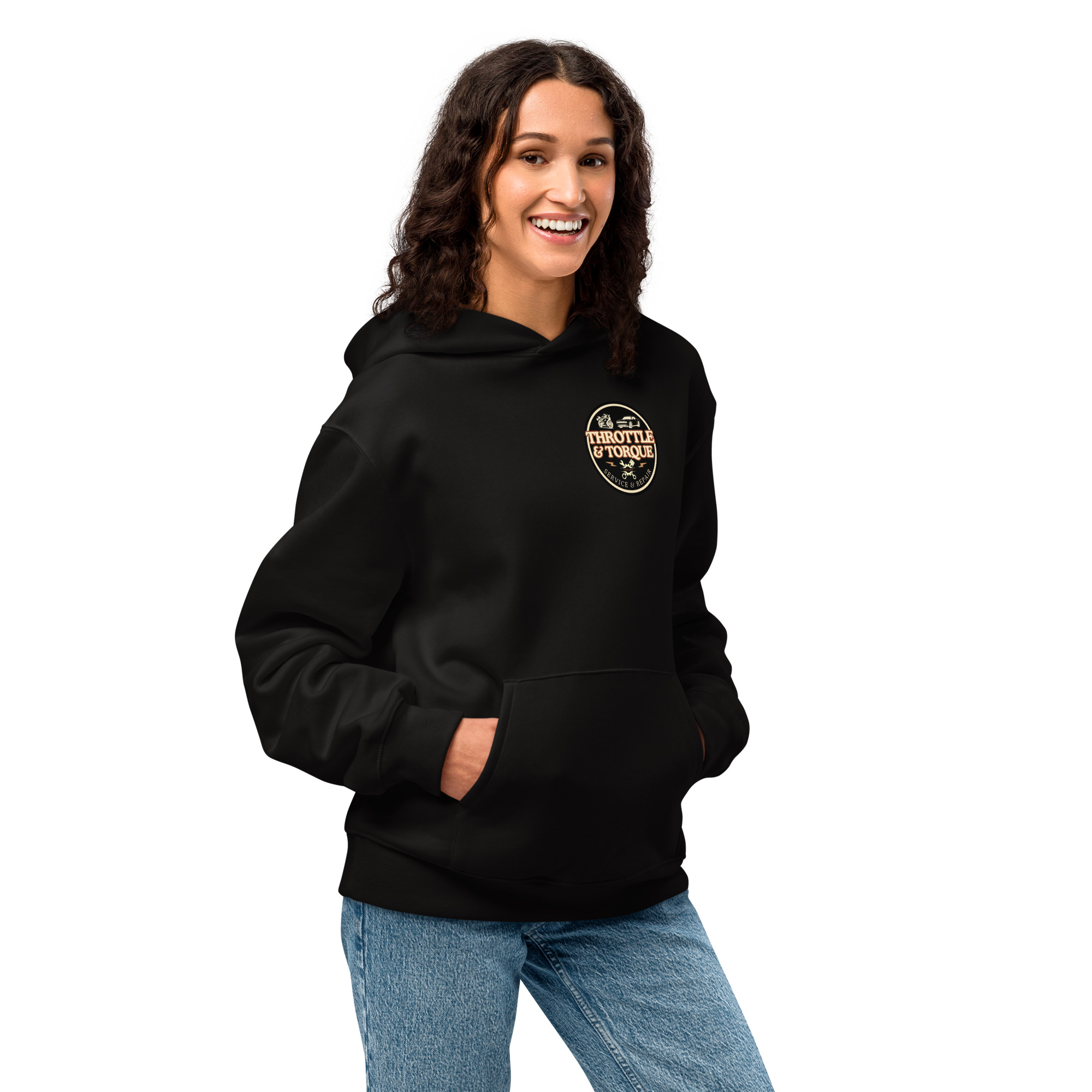 Throttle & Torque Oversized Hoodie - Image 92