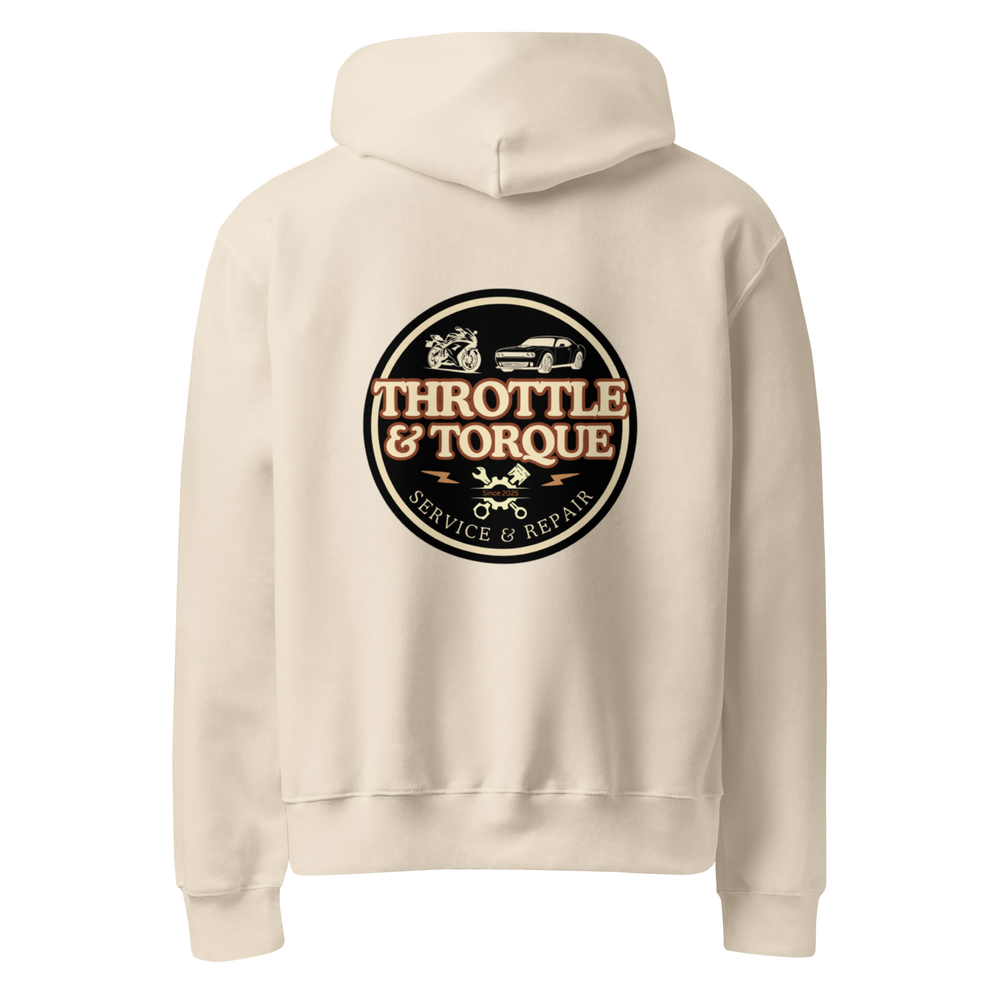 Throttle & Torque Oversized Hoodie - Image 6