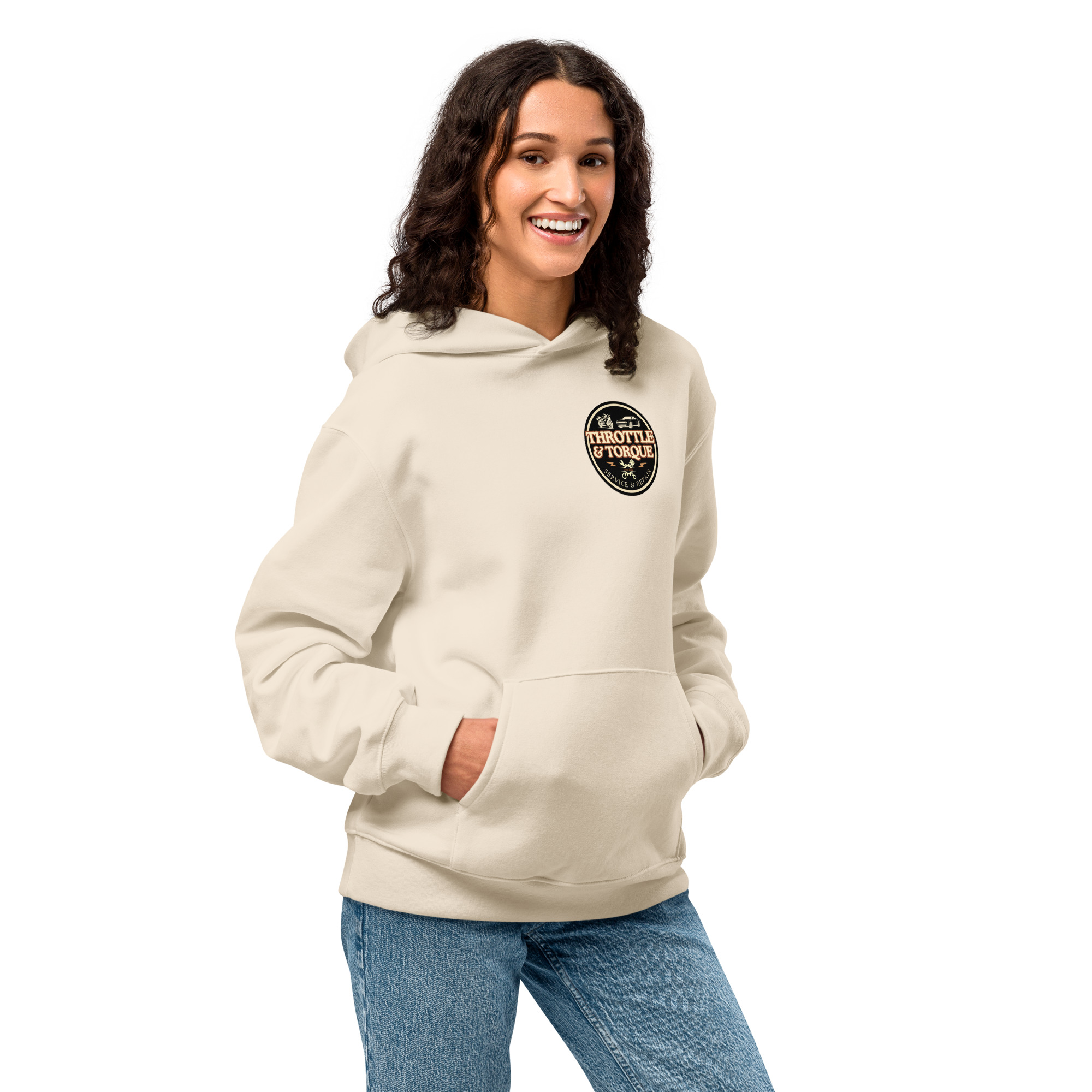 Throttle & Torque Oversized Hoodie - Image 97