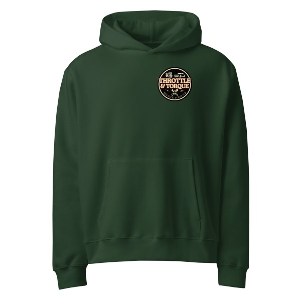 Throttle & Torque Oversized Heavyweight Hoodie