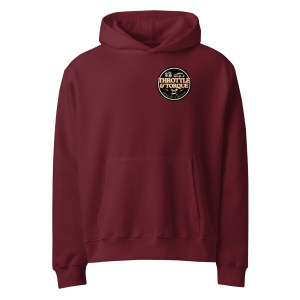 Throttle & Torque Oversized Heavyweight Hoodie - Image 4