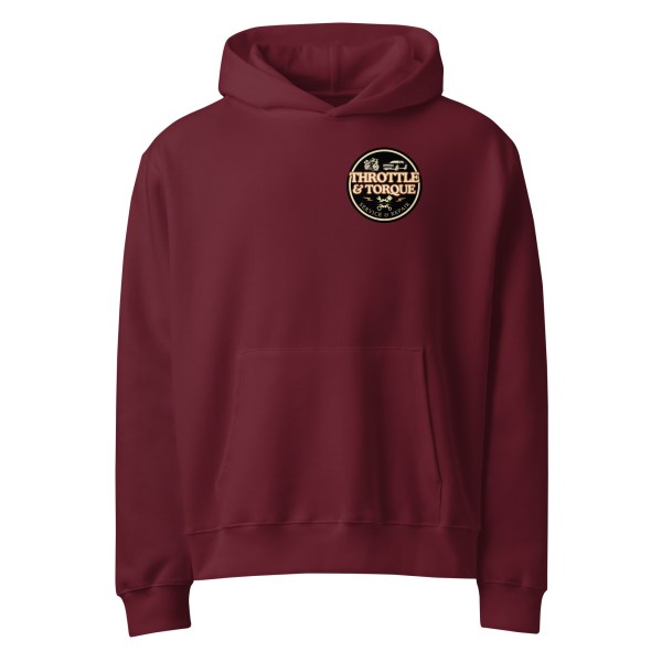 Throttle & Torque Oversized Heavyweight Hoodie