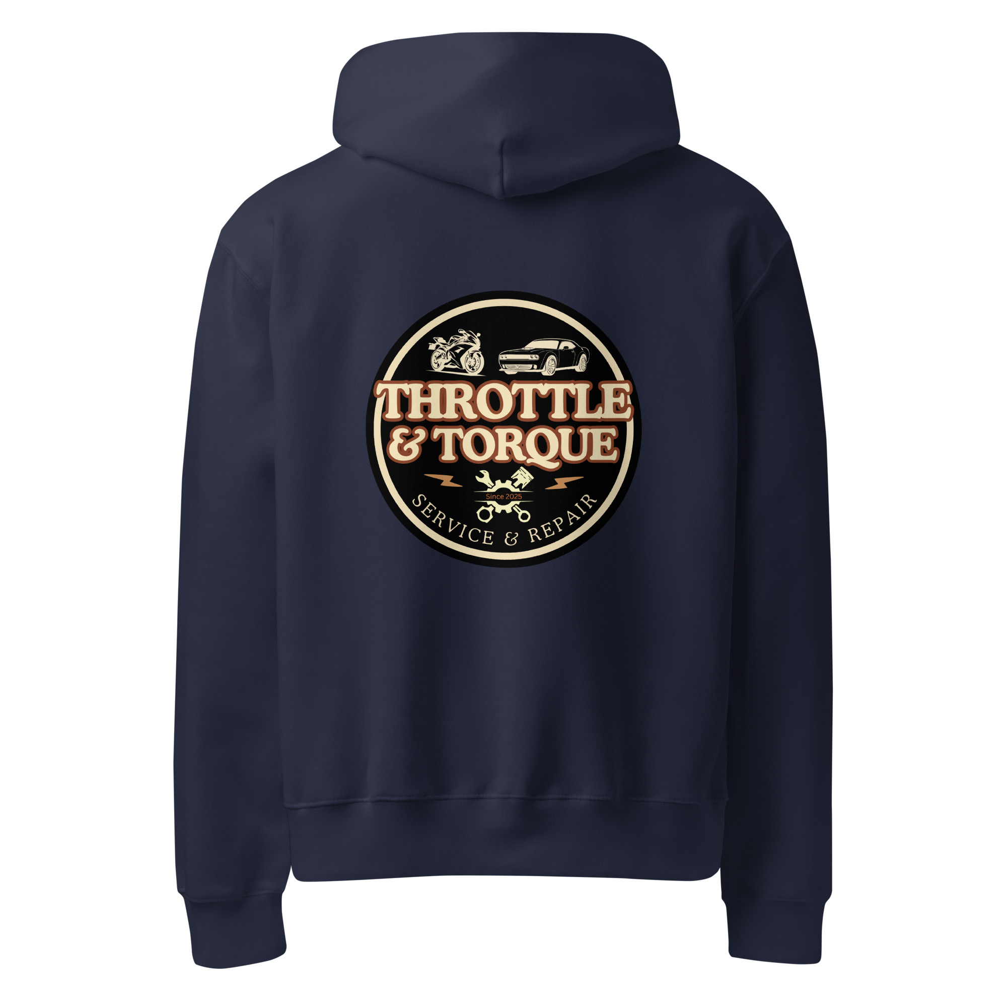 Throttle & Torque Oversized Heavyweight Hoodie - Image 10