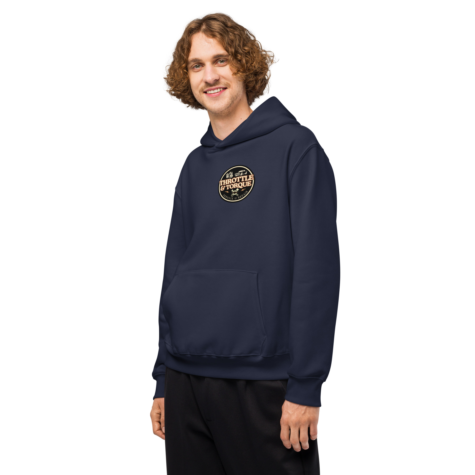Throttle & Torque Oversized Hoodie - Image 59